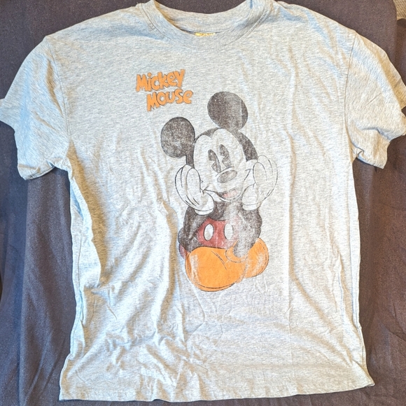 Disney Mickey Mouse distressed boyfriend T-shirt - S - Picture 1 of 4